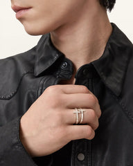 Gabe Sterling Silver Cross Rings