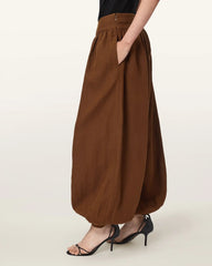 Harrie Linen Blend Baggy Fit Pants