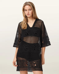 Kyra Open Knit Mini Dress