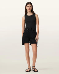 Katarina Boat Neck Slim Fit Tank Top