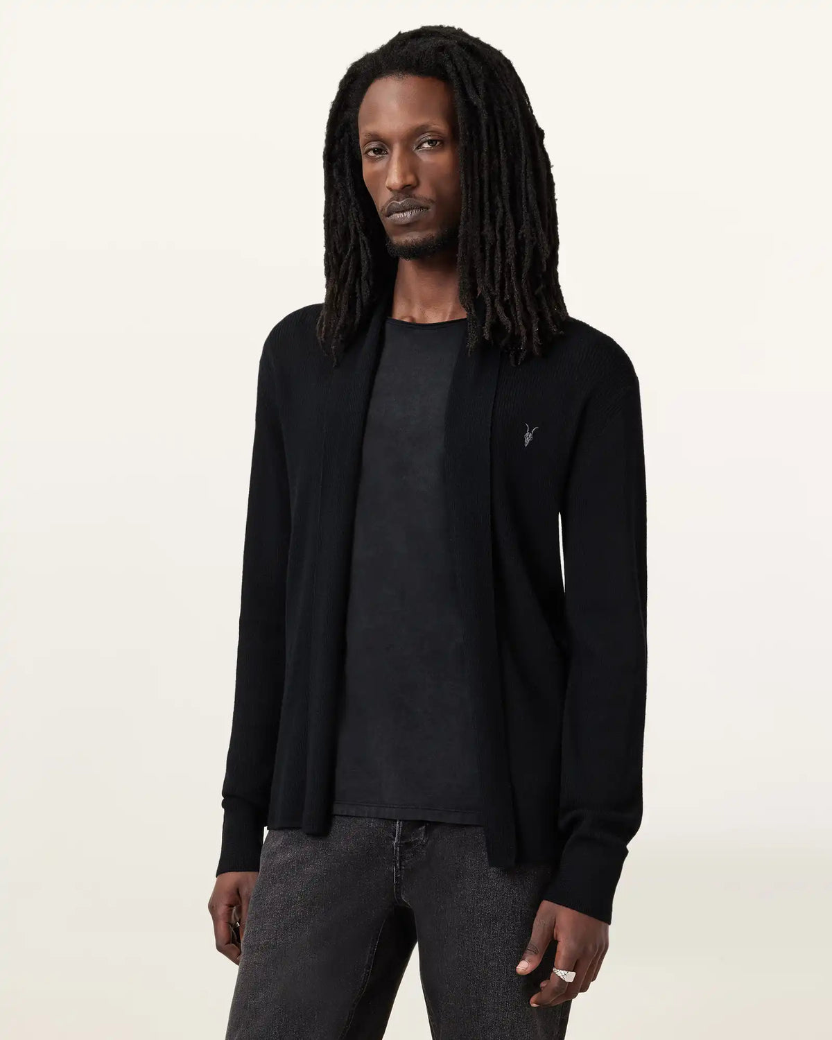 Mode Merino Ramskull Open Cardigan