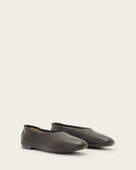 Hailee Leather Ballet Flats