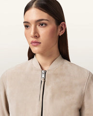 Orten Suede Bomber Jacket