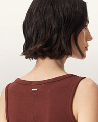 Katarina Boat Neck Slim Fit Tank Top