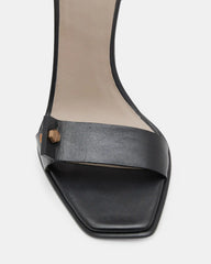 Betty Square Toe Leather Heeled Sandals