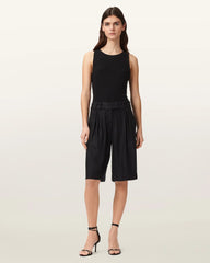 Charley Relaxed Fit Pleated Shorts