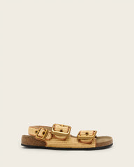 Staffa Raffia Buckle Sandals