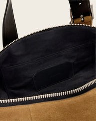 Ares Suede Shoulder Bag