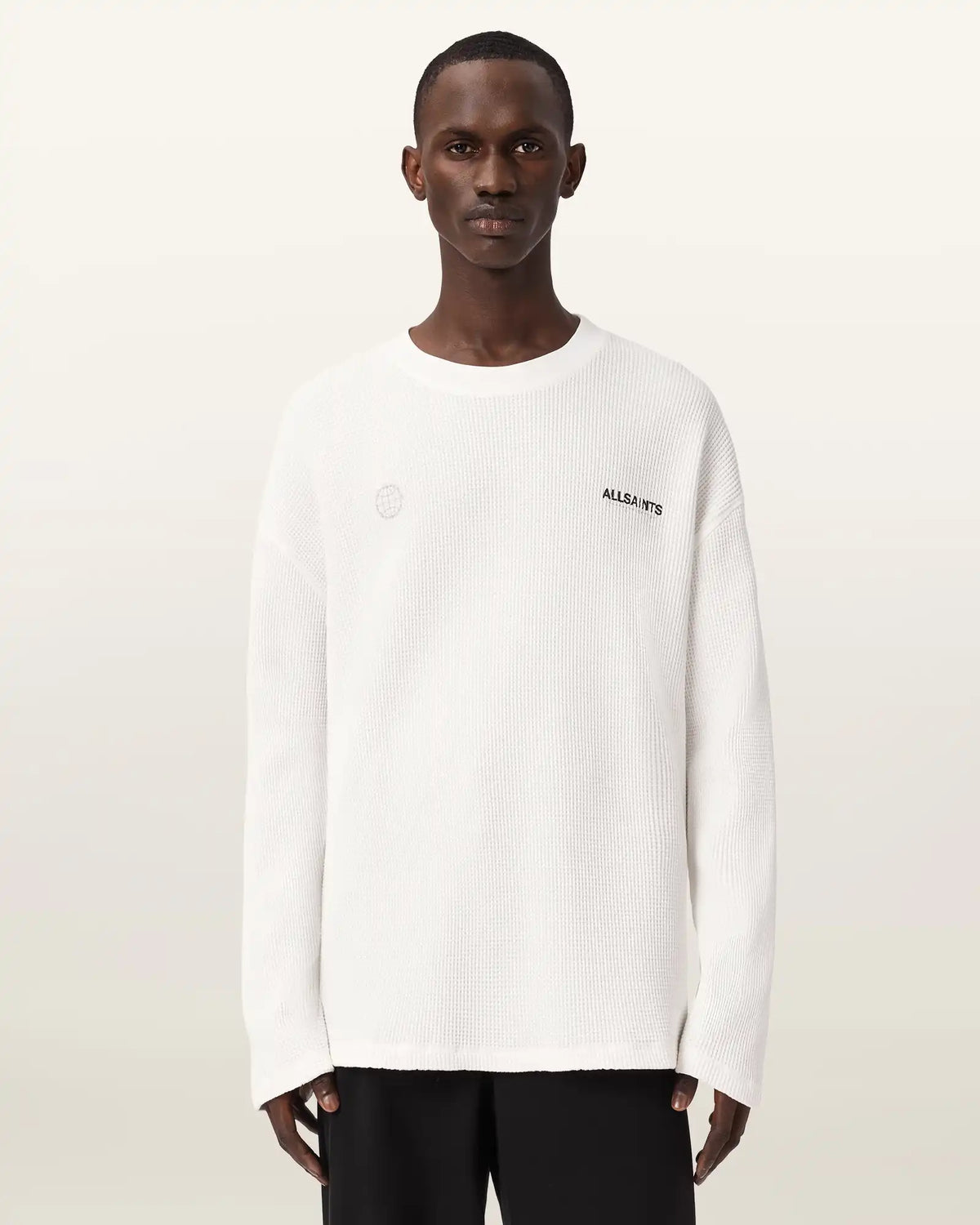 Emblem Oversized Long Sleeve T-Shirt