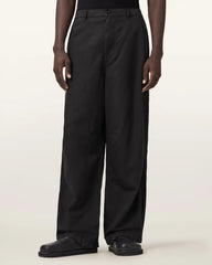 Echo Linen Blend Barrel Leg Pants