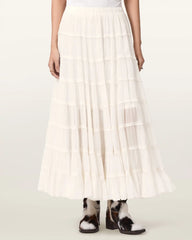 Eva Tiered Midi Skirt