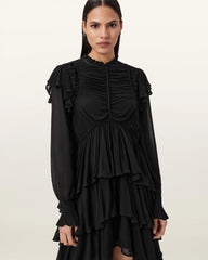 Leila Frill Maxi Dress