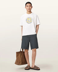 Corbett Relaxed Fit Linen Blend Shorts