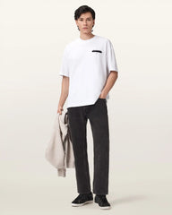 Redact Oversized Embroidered Logo T-Shirt