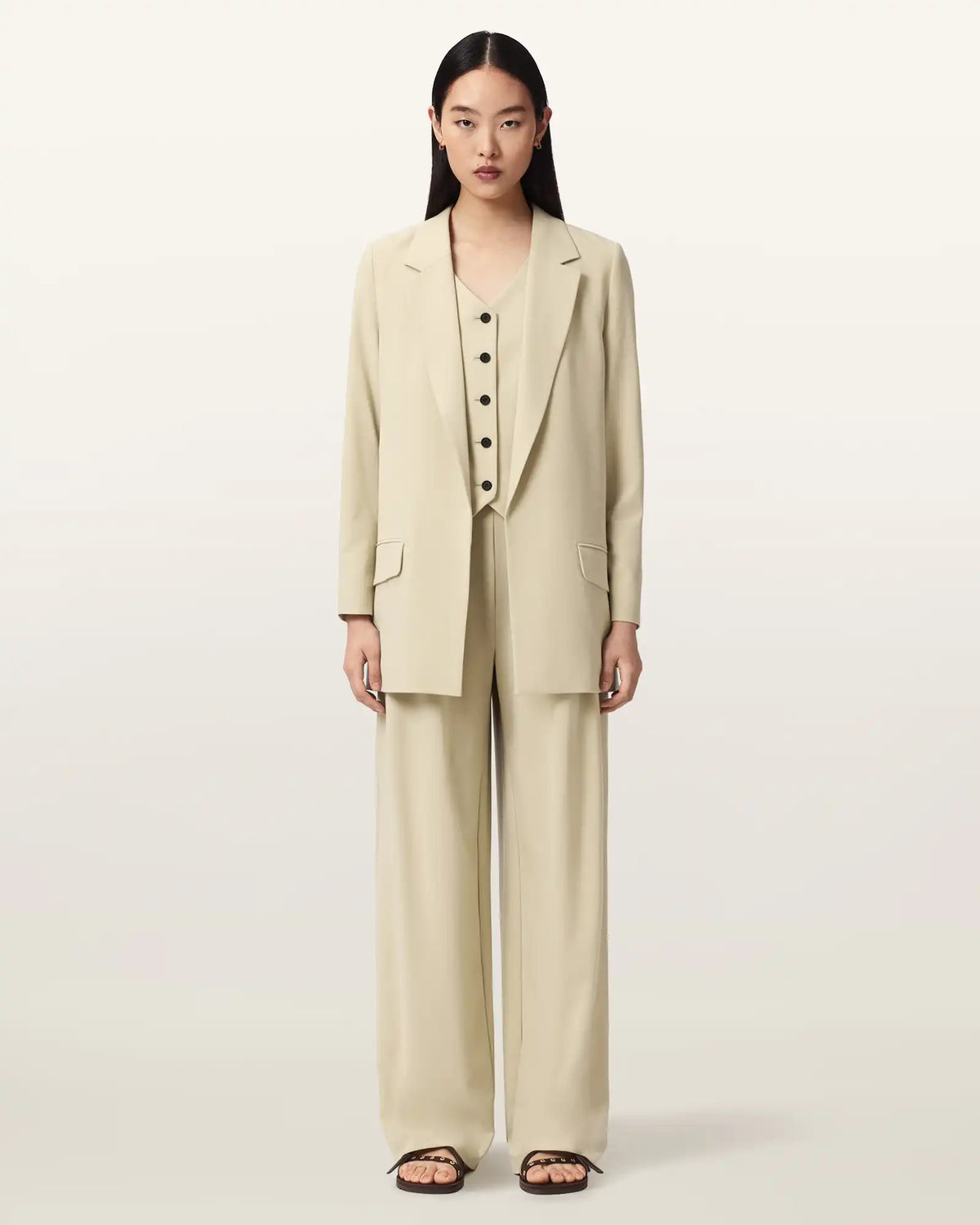 Aleida Lightweight Wide-Leg Trousers