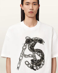 Scale Cropped Graphic T-Shirt