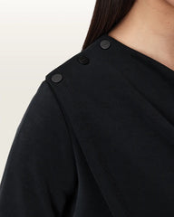 Skyler Long Sleeve Asymmetric Oversized Top