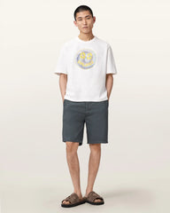 Corbett Relaxed Fit Linen Blend Shorts
