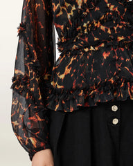 Silvie Ruffled Top