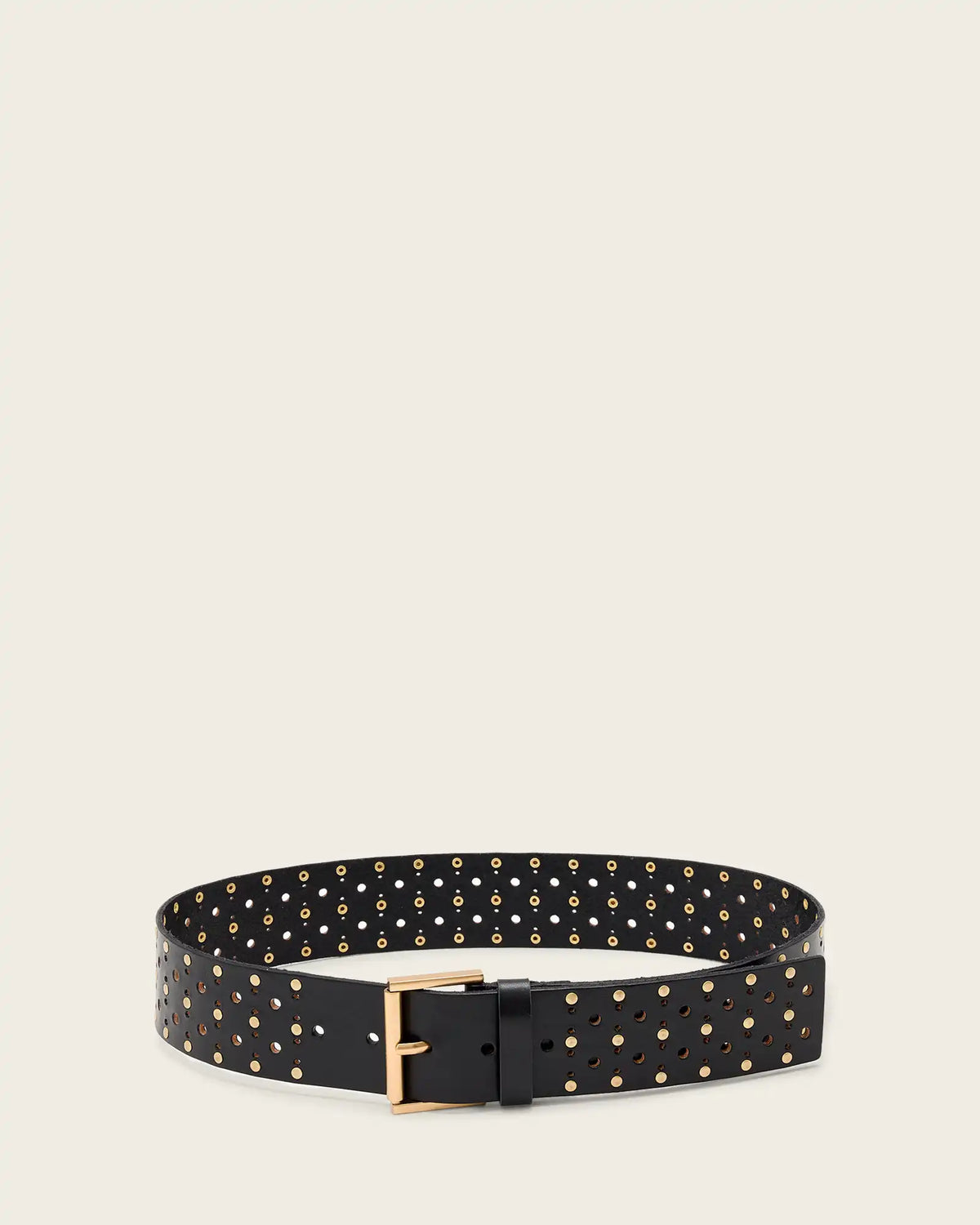 Lena Leather Studded Belt
