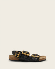 Staffa Raffia Buckle Sandals