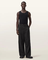 Echo Linen Blend Barrel Leg Pants