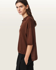 Bern Short Sleeve Woven Wool Polo