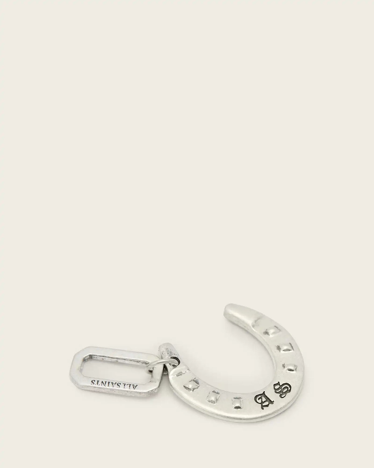 Small Horseshoe Sterling Silver Pendant Charm