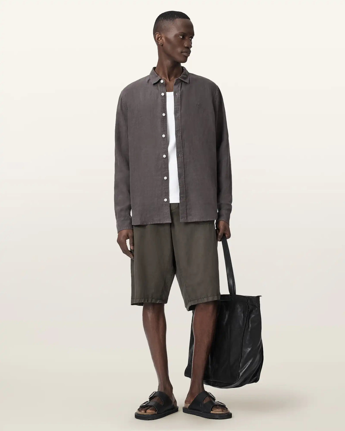 Loom Long Sleeve Linen Shirt