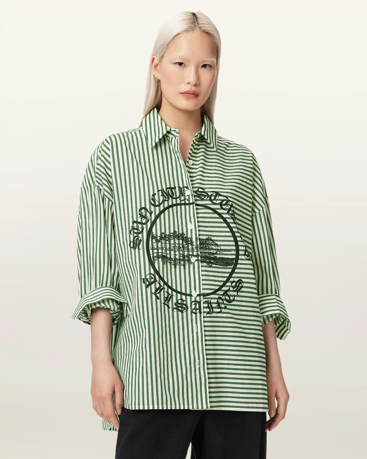 Adrianne Relaxed Fit Striped Shirt