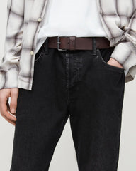 Dunston Leather Embossed Belt
