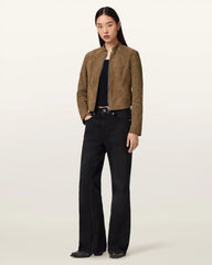 Sadler Slim Fit Suede Jacket