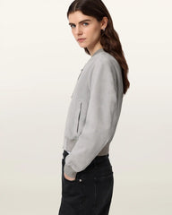 Orten Suede Bomber Jacket