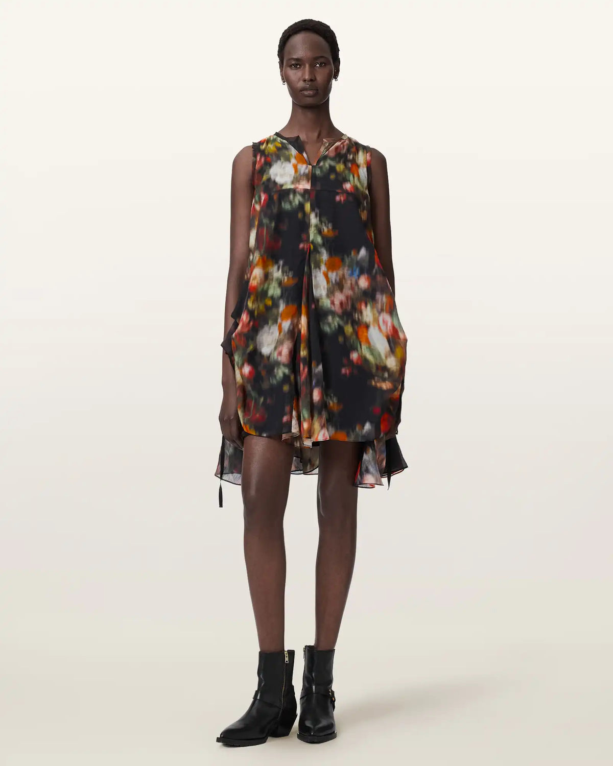 Sybil Relaxed Fit Floral Mini Dress