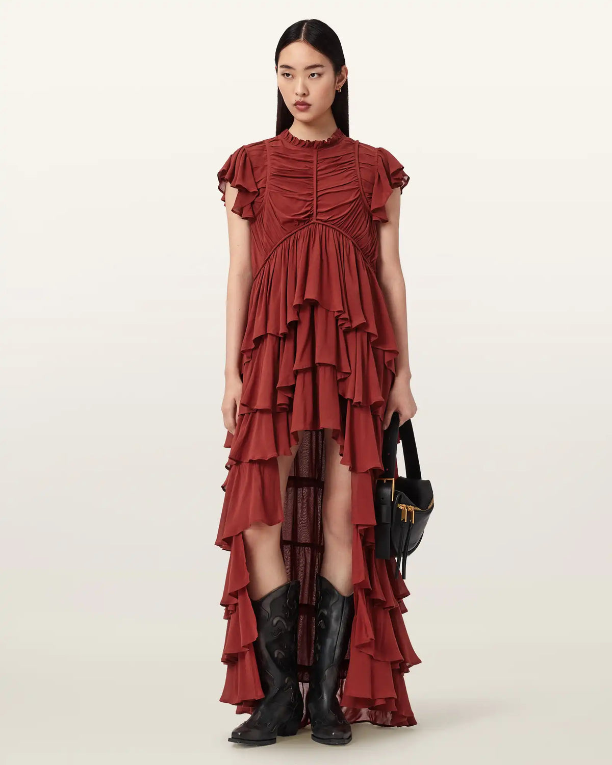 Shaela Ruffled Maxi Dress