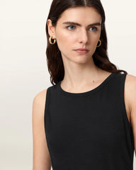 Katarina Boat Neck Slim Fit Tank Top