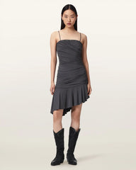 Sophia Asymmetric Mini Dress