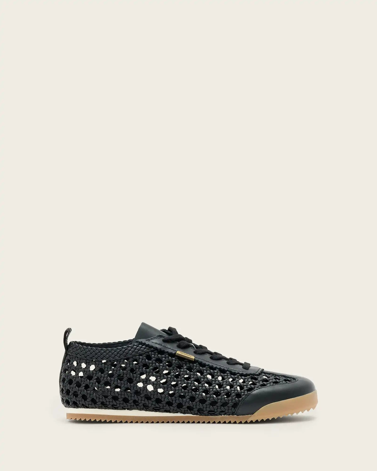 Kenny Woven Leather Sneakers