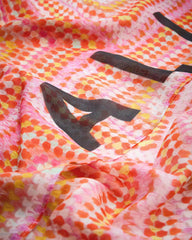 Luisa Crochet Print Ruana Scarf