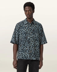 Silesia Short Sleeve Leopard Print Shirt