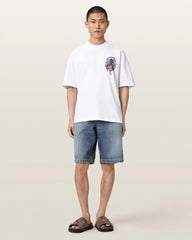 Scimitar Short Sleeve Boxy Graphic T-Shirt