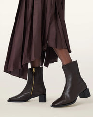 Avril Leather Ankle Boots