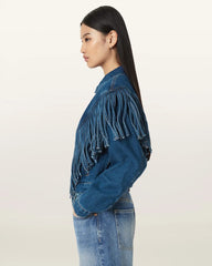 Marlene Westen Tassel Denim Jacket