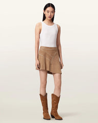 Clara Whip Suede Mini Skirt