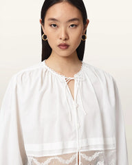 Colette Cropped Lace Top