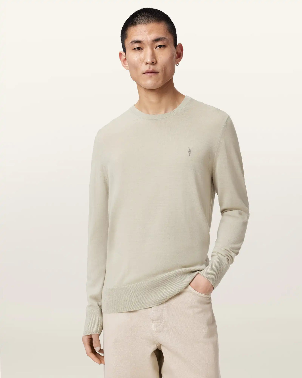 Mode Merino Crew Neck Ramskull Sweater