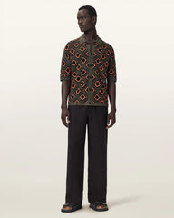 Morena Short Sleeve Collared Cardigan