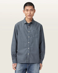 Melrose Long Sleeve Cotton Ramskull Shirt