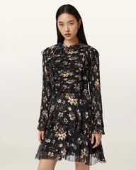 Portia Mini Floral Ruffle Dress