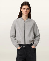 Orten Suede Bomber Jacket